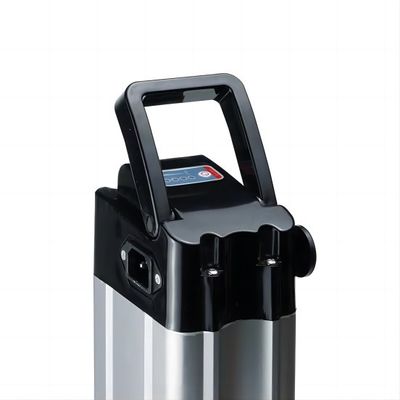 صرفه جویی در انرژی 4 پین 48V 10.4AH 18650 لیتیوم دوچرخه برقی سری ماهی Sliver ضد سقوط برای دوچرخه برقی