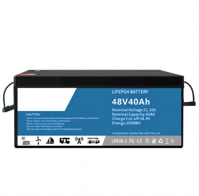 IP54 سازگار با محیط زیست با ظرفیت بالا جایگزینی SLA باتری لیتیومی LifeP04 NIMH برای خودروی الکتریکی با سرعت پایین