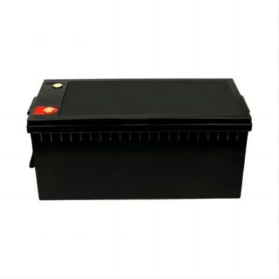 دوستدار محیط زیست با توان خروجی بالا 12.8 ولت 220AH مشکی مات با باتری لیتیومی BYD Cell LifeP04 برای RV