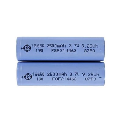 باتری چند منظوره لیتیوم 18650 3.7 ولت 2500MAH برای پهپاد RC