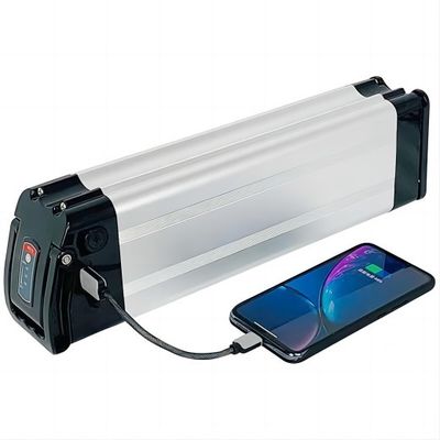 قابل حمل OEM 18650 لیتیوم Electric Bike Battery 36V 15AH540W Plus مدل Sliver Fish با بلوتوث برای دوچرخه برقی