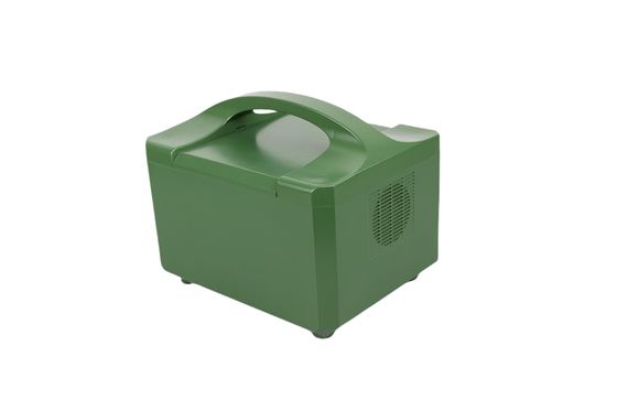 CE تایید شده شارژ بی سیم بانک انرژی خورشیدی قابل حمل بدون وقفه با کیس پلاستیکی سبز برای سیستم پشتیبان UPS