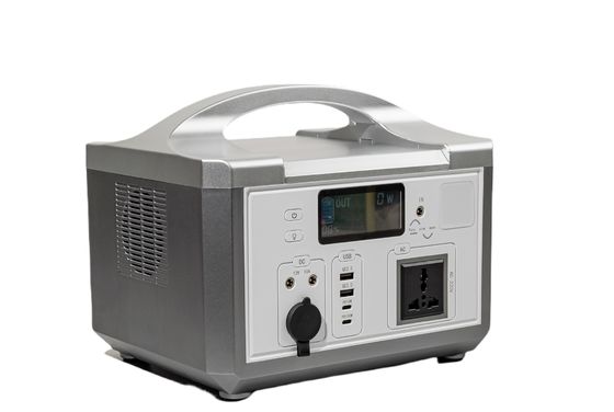 IP65 منبع برق قابل حمل زندگیPO4 600WH باتری قدرت خروجی تا 1200W ژنراتور انرژی خورشیدی برای کمپینگ / استفاده خانگی