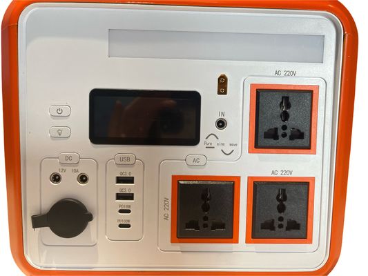 1152WH ظرفیت فوق العاده بزرگ DC12V AC 110V ROHS تایید شده ایستگاه برق قابل حمل با پنل خورشیدی برای تامین برق UPS