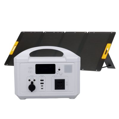 پشتیبانی MPPT ژنراتور خورشیدی قابل حمل 300W Lifepo4 باتری ایستگاه برق خورشیدی قابل حمل برای سیستم پشتیبان خورشیدی