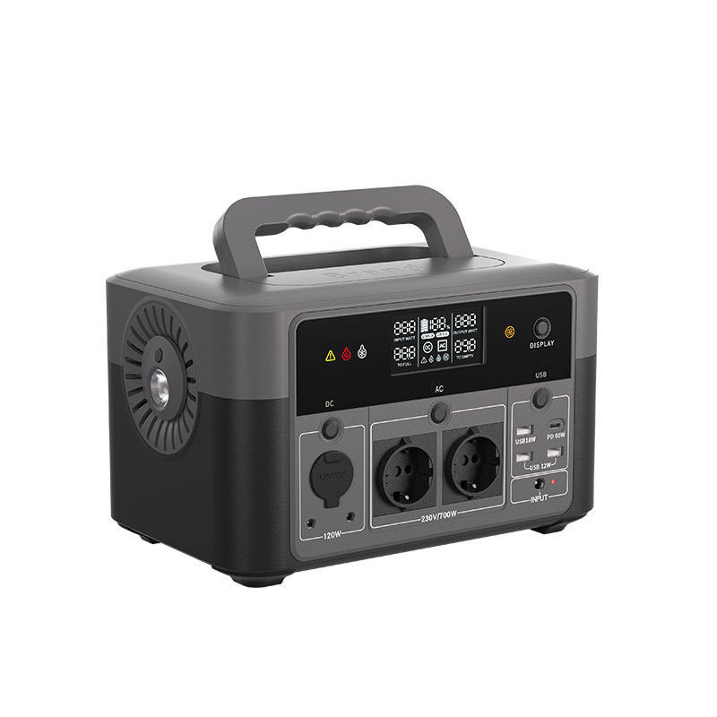 ROHS AC 700W نیروگاه قابل حمل در فضای باز برای پرش خودرو