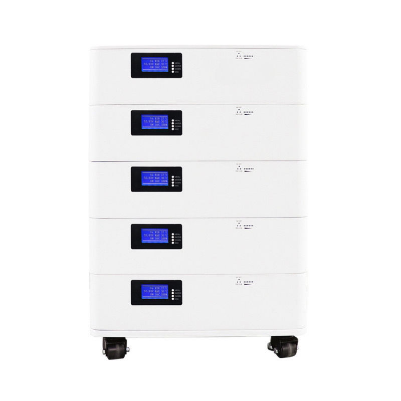 بلوتوث سه فاز اینورتر خورشیدی تماس خشک LifePO4 بسته باتری 5KWH 10KWH برای سیستم ذخیره انرژی خورشیدی