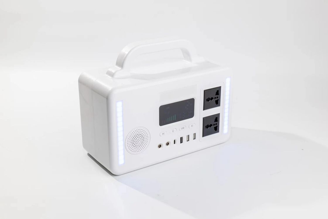پشتیبانی MPPT ژنراتور خورشیدی قابل حمل 300W Lifepo4 باتری ایستگاه برق خورشیدی قابل حمل برای سیستم پشتیبان خورشیدی