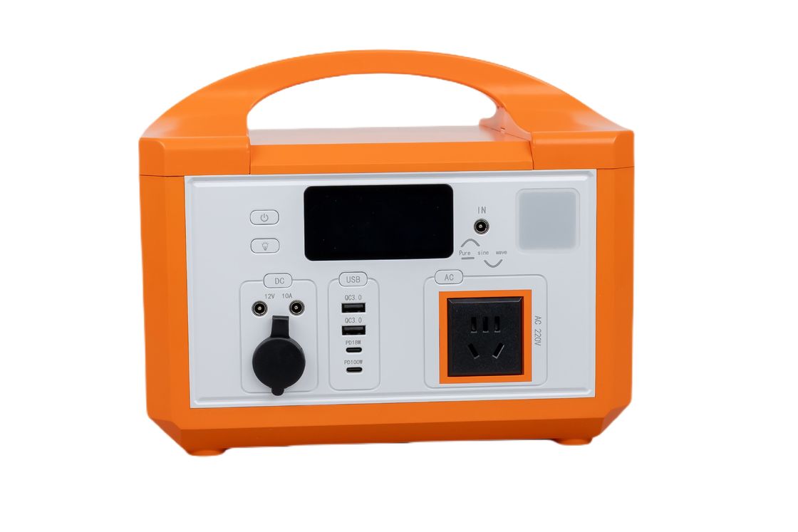 600W AC Outlet Recharge لیتیوم آهن فوسفات باتری با باتری ضد آتش بسته پشتیبان نیروگاه برای تامین بدون سرنشین