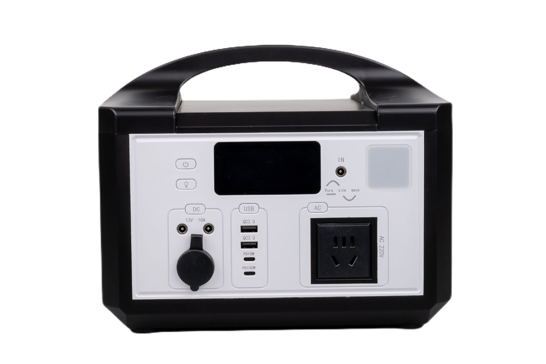 AC 110V/220V شارژ سریع 1.5 ساعت سیستم ذخیره انرژی خانگی منبع برق قابل حمل ساخته شده در BMS برای RV / کمپینگ
