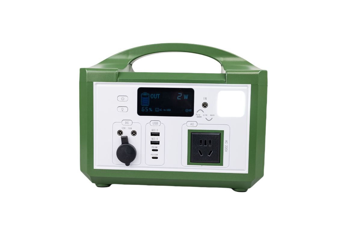 کارایی بالا AC 300W 220V خروجی ژنراتور خورشیدی قابل حمل شارژ مجدد LifePO4 باتری برای پیاده روی در فضای باز