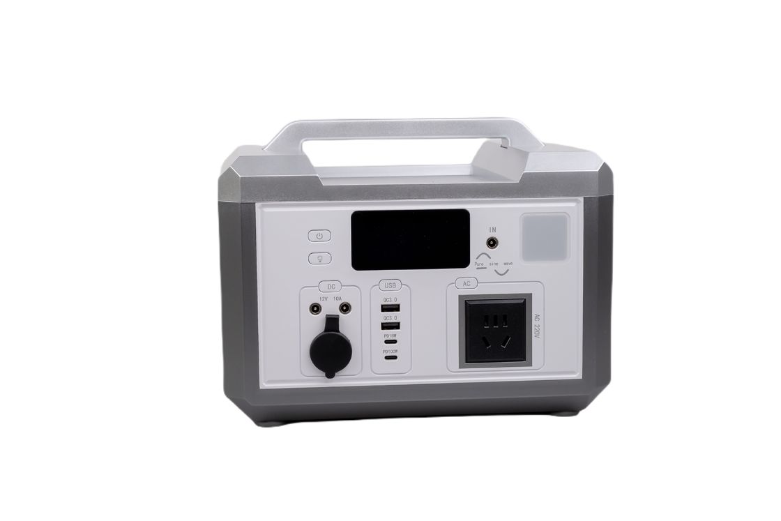 سیلور شیل قدرت خروجی فوق العاده 600W EU آداپتور بانک برق شارژ با صفحه نمایش LCD برای کمپینگ RV در فضای باز