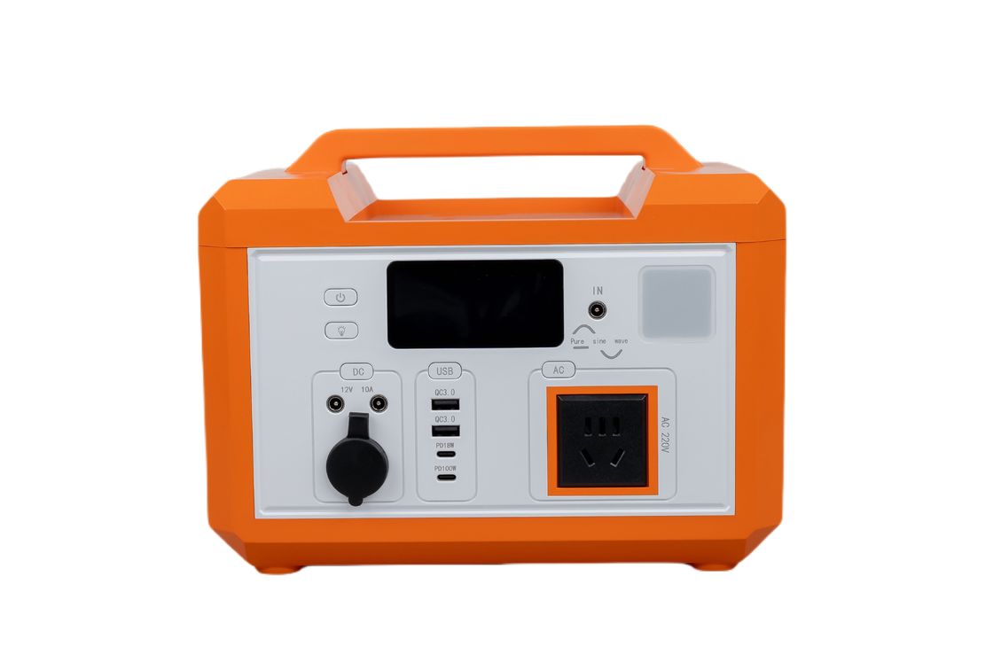 MPPT پشتیبانی از ذخیره انرژی کوچک سیستم انرژی خورشیدی قابل حمل DC / AC 576WH برای کمپینگ RV / برق خانگی