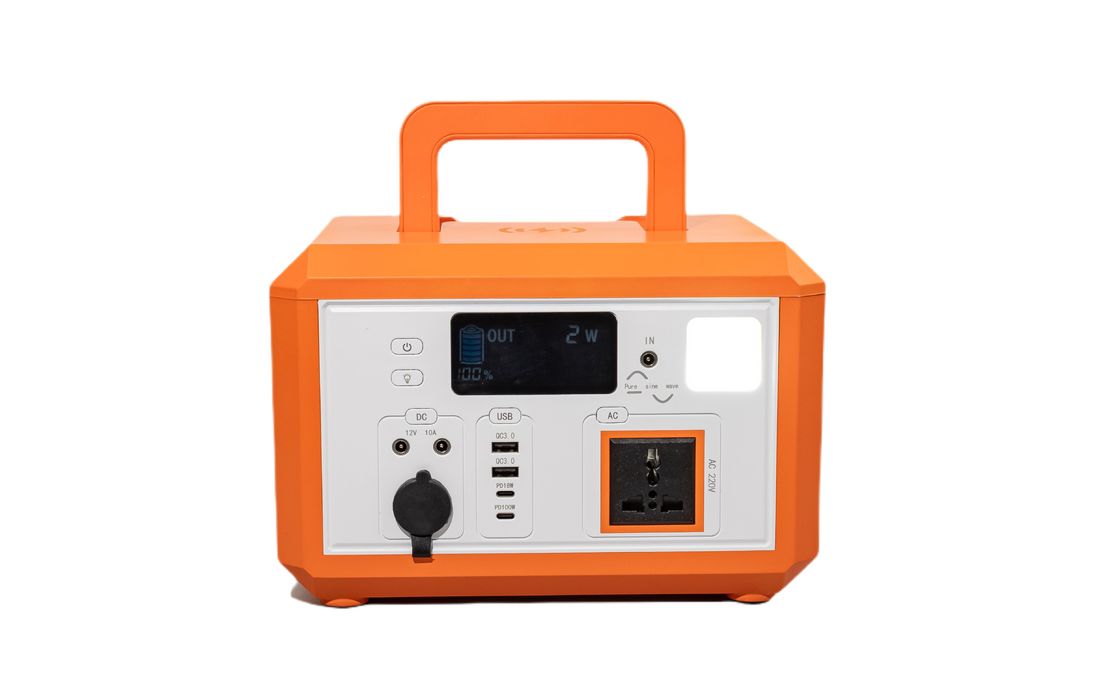 شارژ مجدد زندگیPO4 3.2V15AH باتری چگالی انرژی بالا 220V 110V ایستگاه برق AC قابل حمل با LCD برای ابزار برق