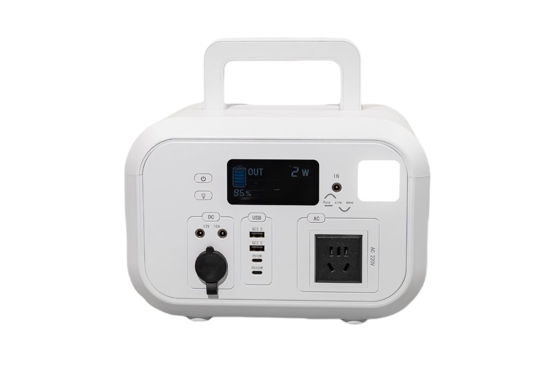 فلاش فیش قدرت خروجی AC تا 1200 وات چگالی انرژی بالا شارژ Lifepo4 باتری ایستگاه برق خورشیدی قابل حمل برای Cpap