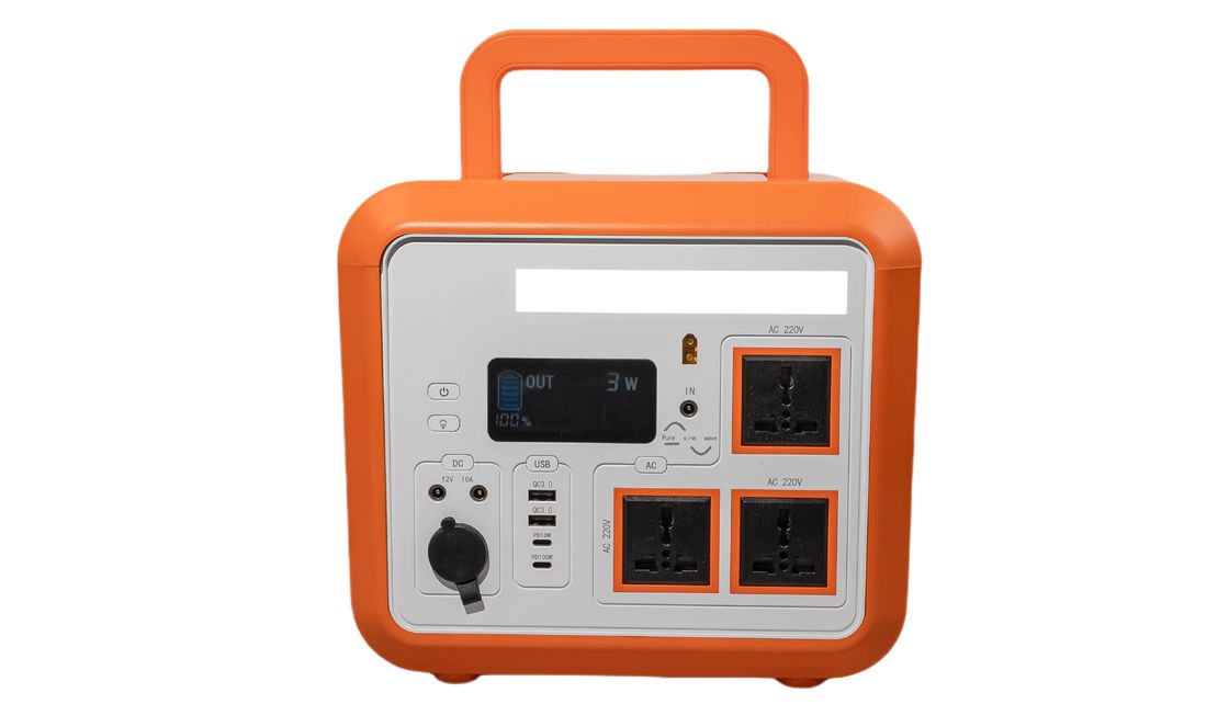 CE تایید شده 1500W AC Outlet Output خالص Sine Wave ژنراتور قدرت قابل حمل با LCD برای شروع پرش ماشین / RV کمپینگ